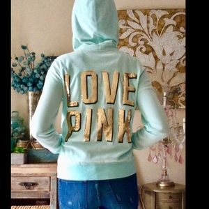 Victoria's Secret LOVE PINK Velour Hoodie